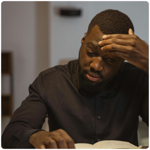 stressed man picture