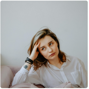 annoyed woman